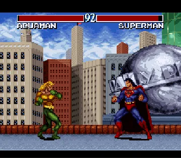 Justice League Task Force (USA) (Beta) screen shot game playing